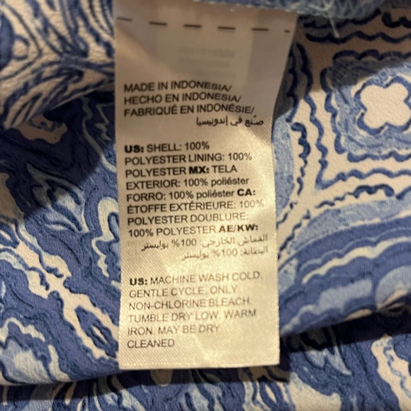 Chico’s Blue & White Maxi Dress - Picture 6 of 9